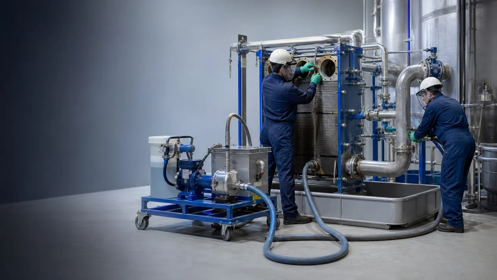 Chemical Cleaning of Pipelines & Equipment industrial system in Egypt